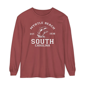 Myrtle Beach South Carolina Comfort Colors Unisex Long Sleeve T-Shirt