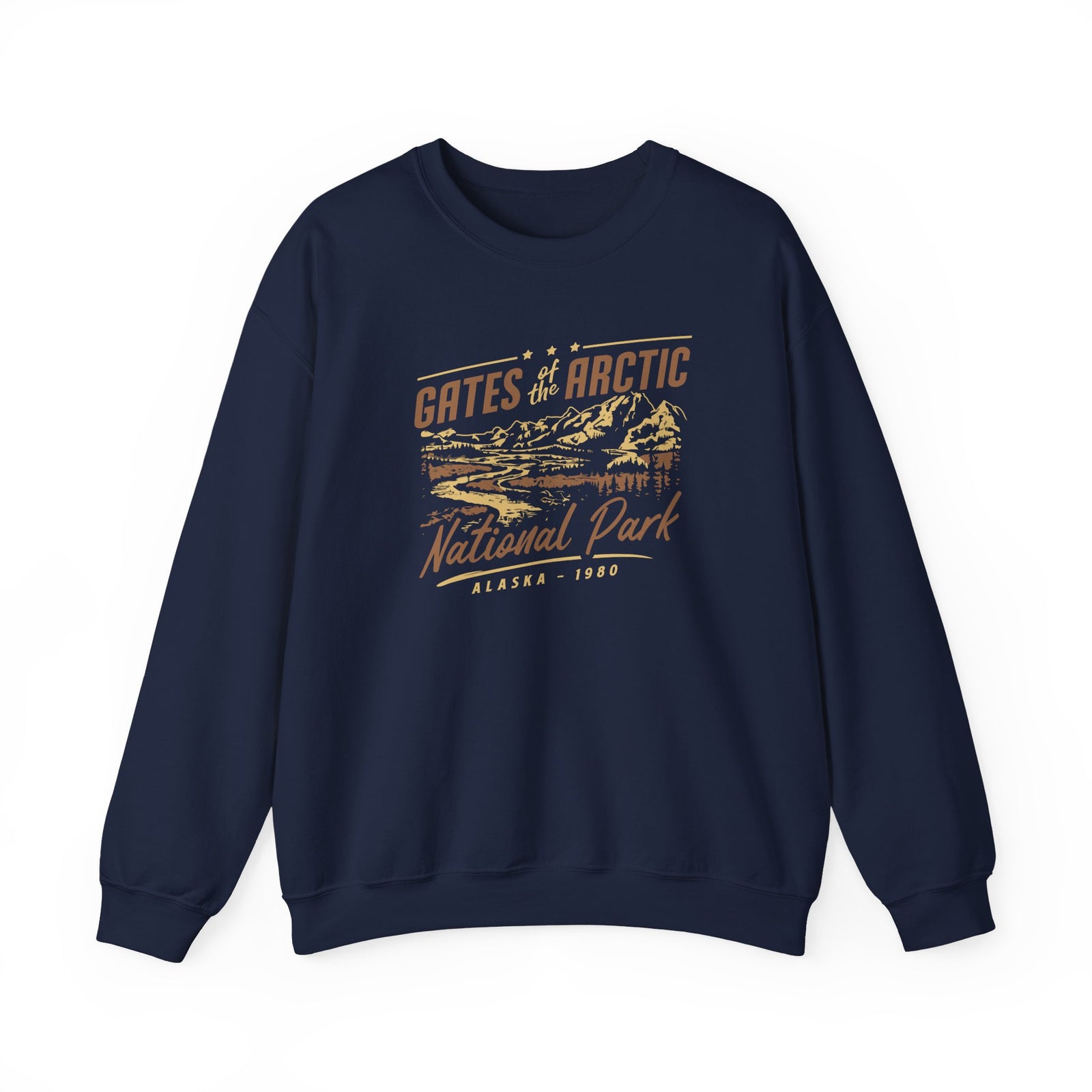 Gates of the Arctic National Park Alaska Gildan Unisex Crewneck Sweatshirt