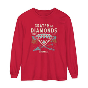 Crater of Diamonds State Park Arkansas Comfort Colors Unisex Long Sleeve T-Shirt