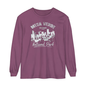 Mesa Verde National Park Colorado Comfort Colors Unisex Long Sleeve T-Shirt