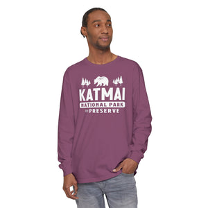 Katmai National Park Alaska Comfort Colors Unisex Long Sleeve T-Shirt