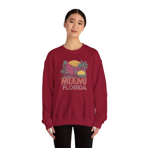 Miami Florida Gildan Unisex Crewneck Sweatshirt