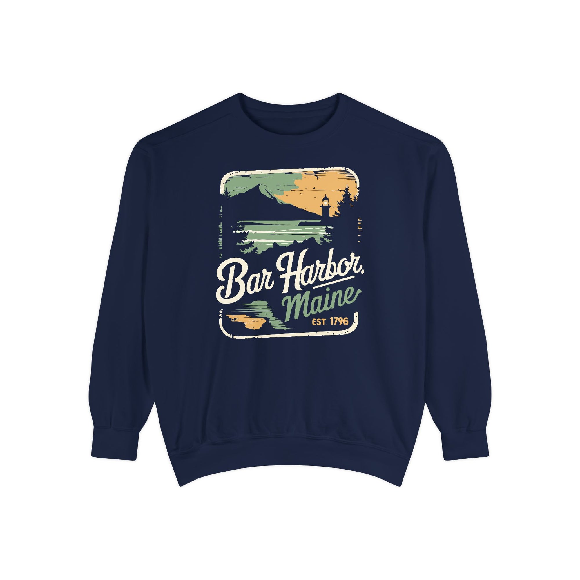 Bar Harbor Maine Comfort Colors Unisex Sweatshirt