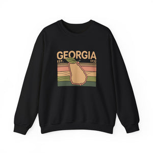 Georgia Peach Gildan Unisex Crewneck Sweatshirt