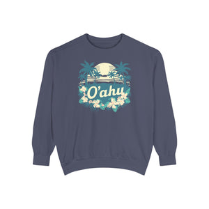 Oahu Hawaii Comfort Colors Unisex Sweatshirt