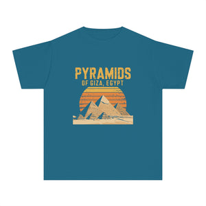 Pyramids of Giza Egypt Comfort Colors Youth Kids T-Shirt