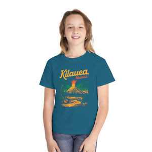Kīlauea Hawaii Comfort Colors Youth Kids T-Shirt