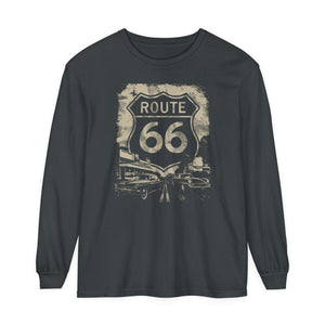 Route 66 USA Comfort Colors Unisex Long Sleeve T-Shirt