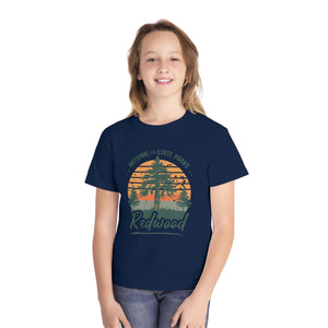 Redwood National Park California Comfort Colors Youth Kids T-Shirt