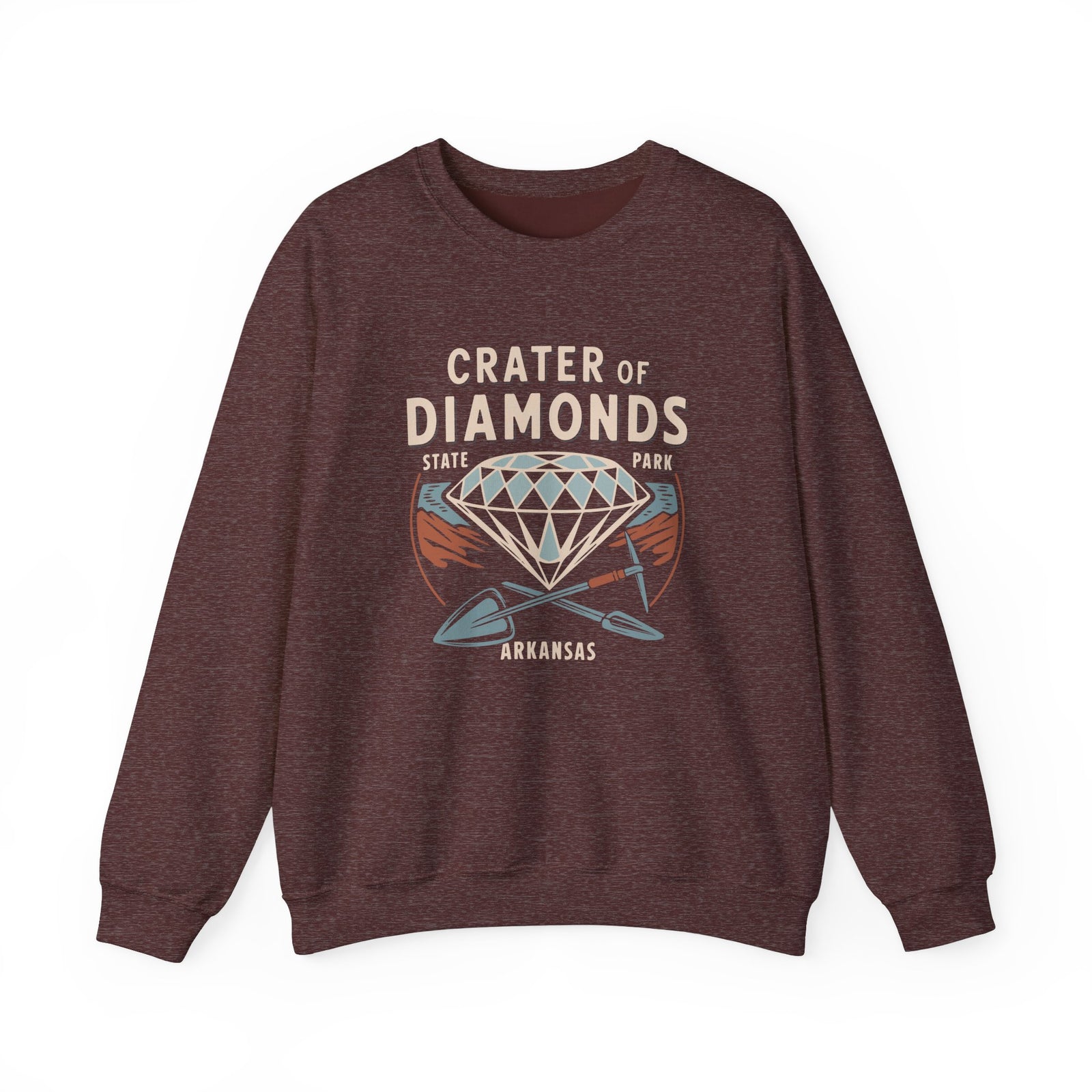 Crater of Diamonds State Park Arkansas Gildan Unisex Crewneck Sweatshirt