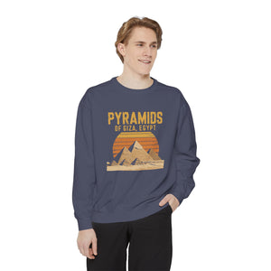 Pyramids of Giza Egypt Comfort Colors Unisex Sweatshirt