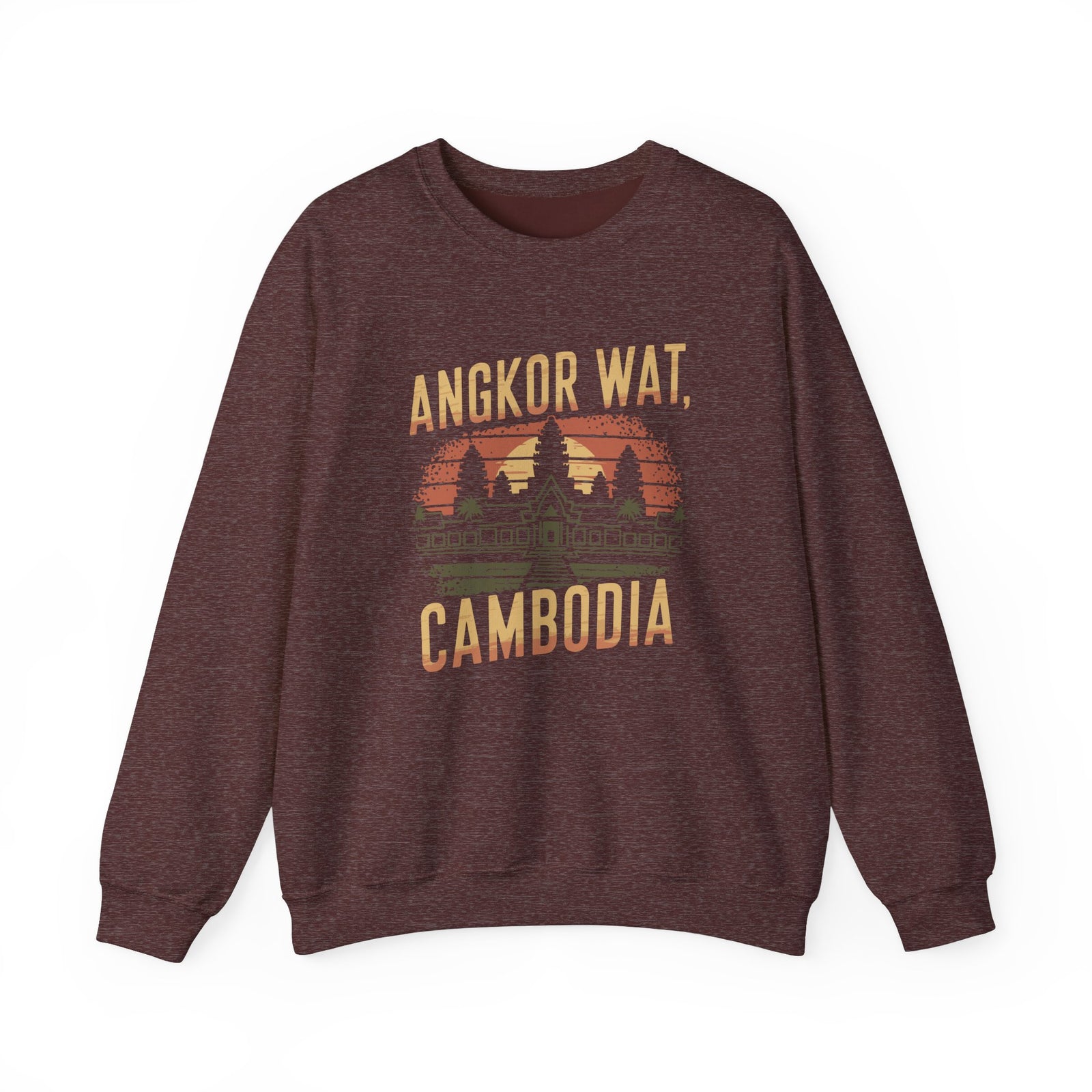 Angkor Wat Cambodia Gildan Unisex Crewneck Sweatshirt