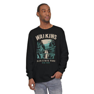 Watkins Glen State Park New York Comfort Colors Unisex Long Sleeve T-Shirt