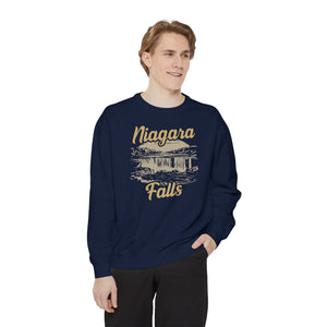 Niagara Falls New York Ontario Comfort Colors Unisex Sweatshirt