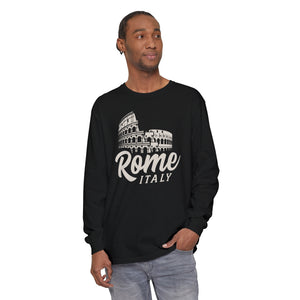 Rome Italy Comfort Colors Unisex Long Sleeve T-Shirt