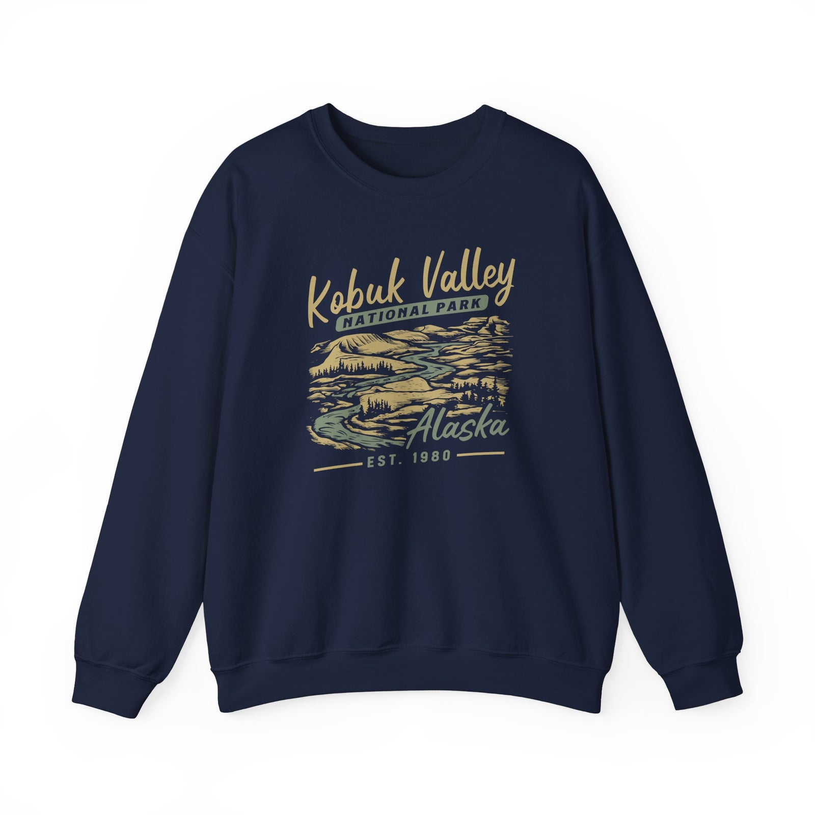 Kobuk Valley National Park Alaska Gildan Unisex Crewneck Sweatshirt