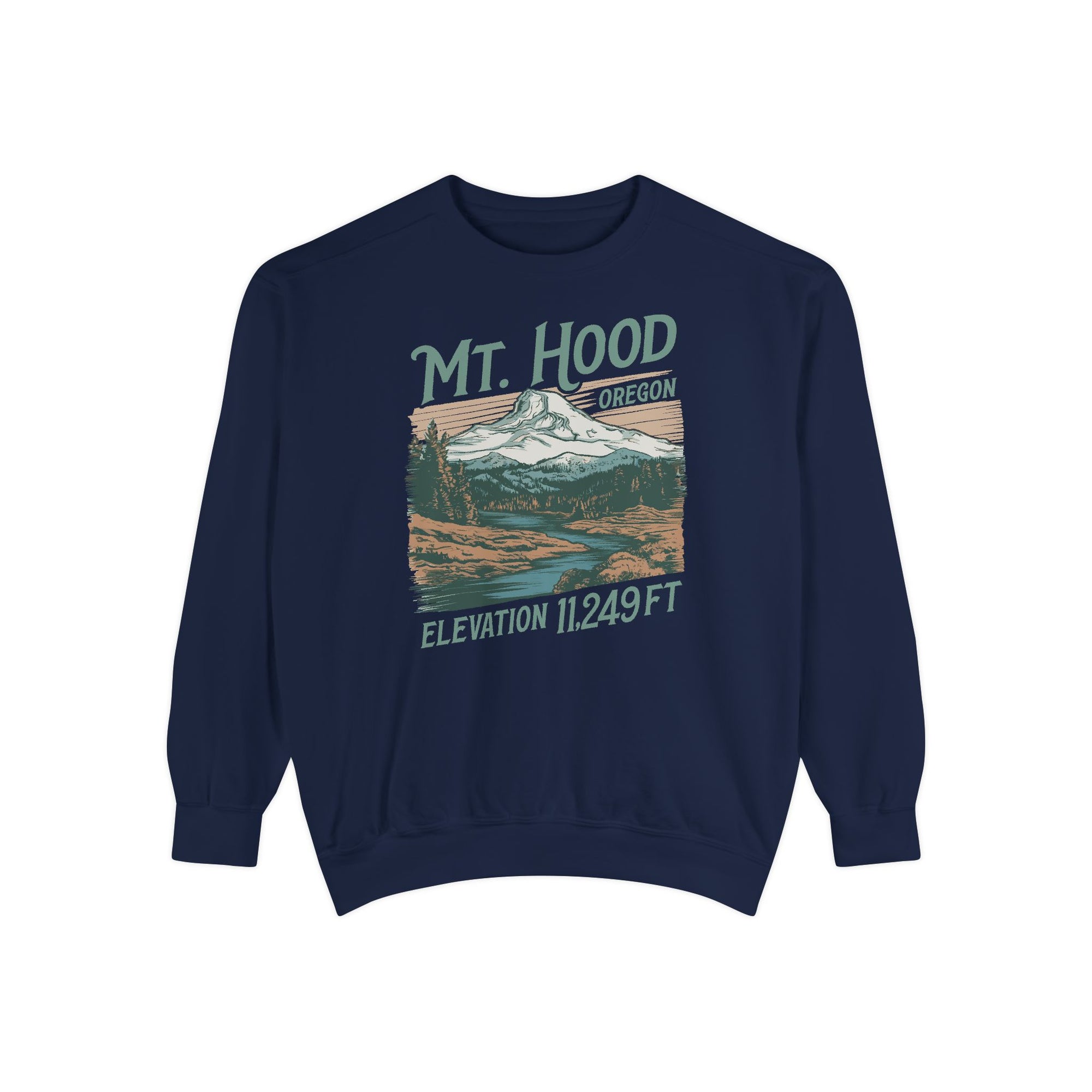 Mount Hood Oregon Comfort Colors Unisex Sweatshirt