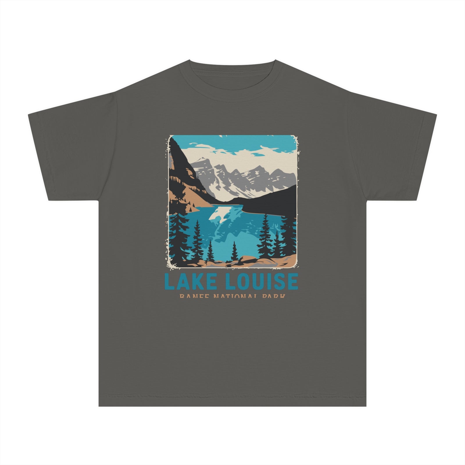 Lake Louise Banff National Park Alberta Comfort Colors Youth Kids T-Shirt