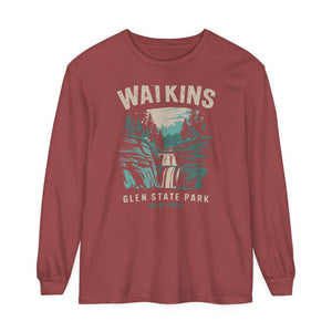 Watkins Glen State Park New York Comfort Colors Unisex Long Sleeve T-Shirt