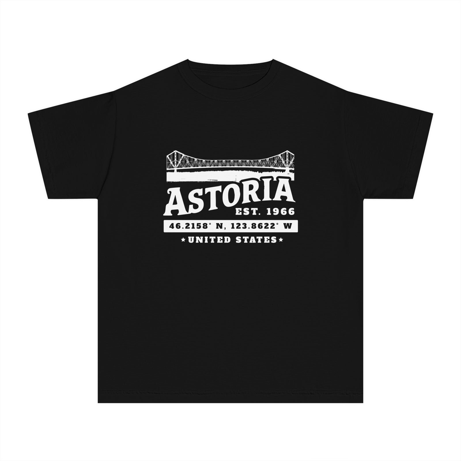 Astoria Oregon Comfort Colors Youth Kids T-Shirt