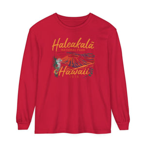 Haleakalā National Park Hawaii Comfort Colors Unisex Long Sleeve T-Shirt
