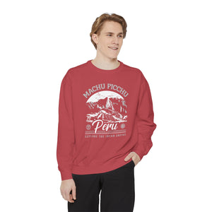 Machu Picchu Peru Comfort Colors Unisex Sweatshirt