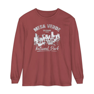 Mesa Verde National Park Colorado Comfort Colors Unisex Long Sleeve T-Shirt