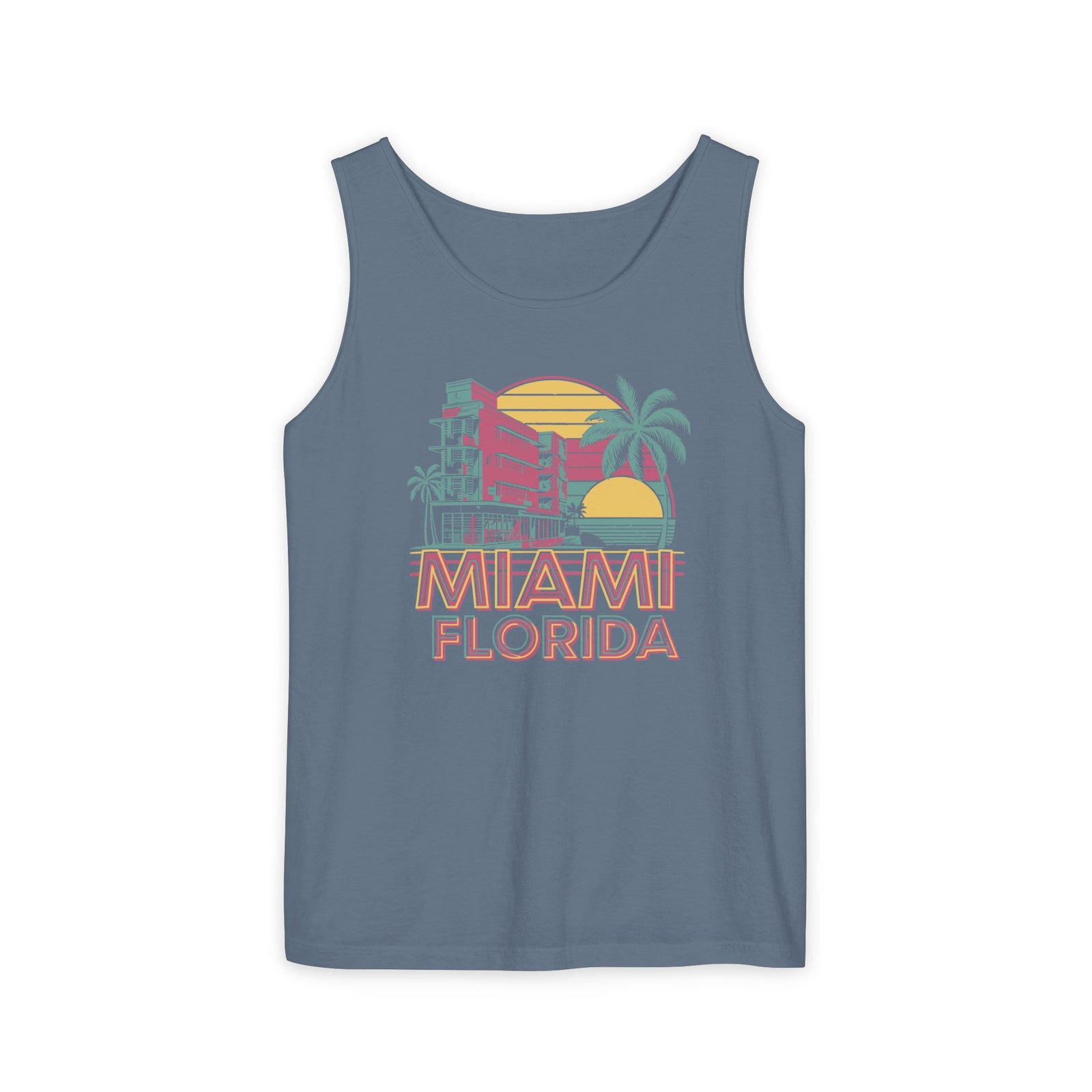 Miami Florida Comfort Colors Tank Top