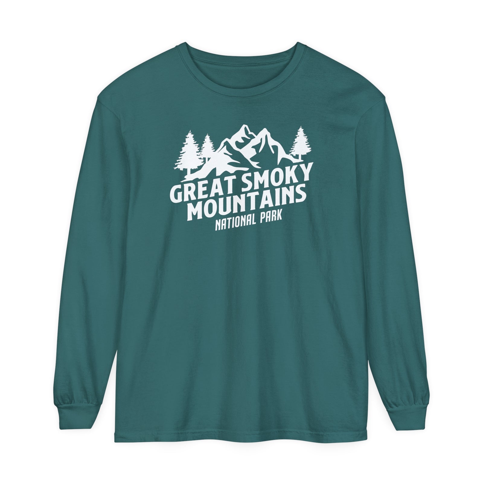 Great Smoky Mountains National Park Tennessee North Carolina Comfort Colors Unisex Long Sleeve T-Shirt