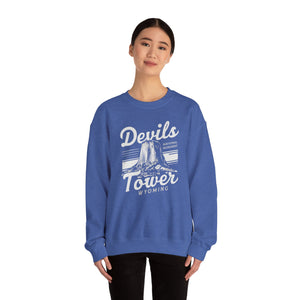 Devils Tower Wyoming Gildan Unisex Crewneck Sweatshirt