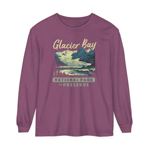 Glacier Bay National Park Alaska Comfort Colors Unisex Long Sleeve T-Shirt