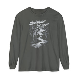 Louisiana Bayou Comfort Colors Unisex Long Sleeve T-Shirt
