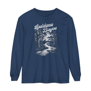 Louisiana Bayou Comfort Colors Unisex Long Sleeve T-Shirt