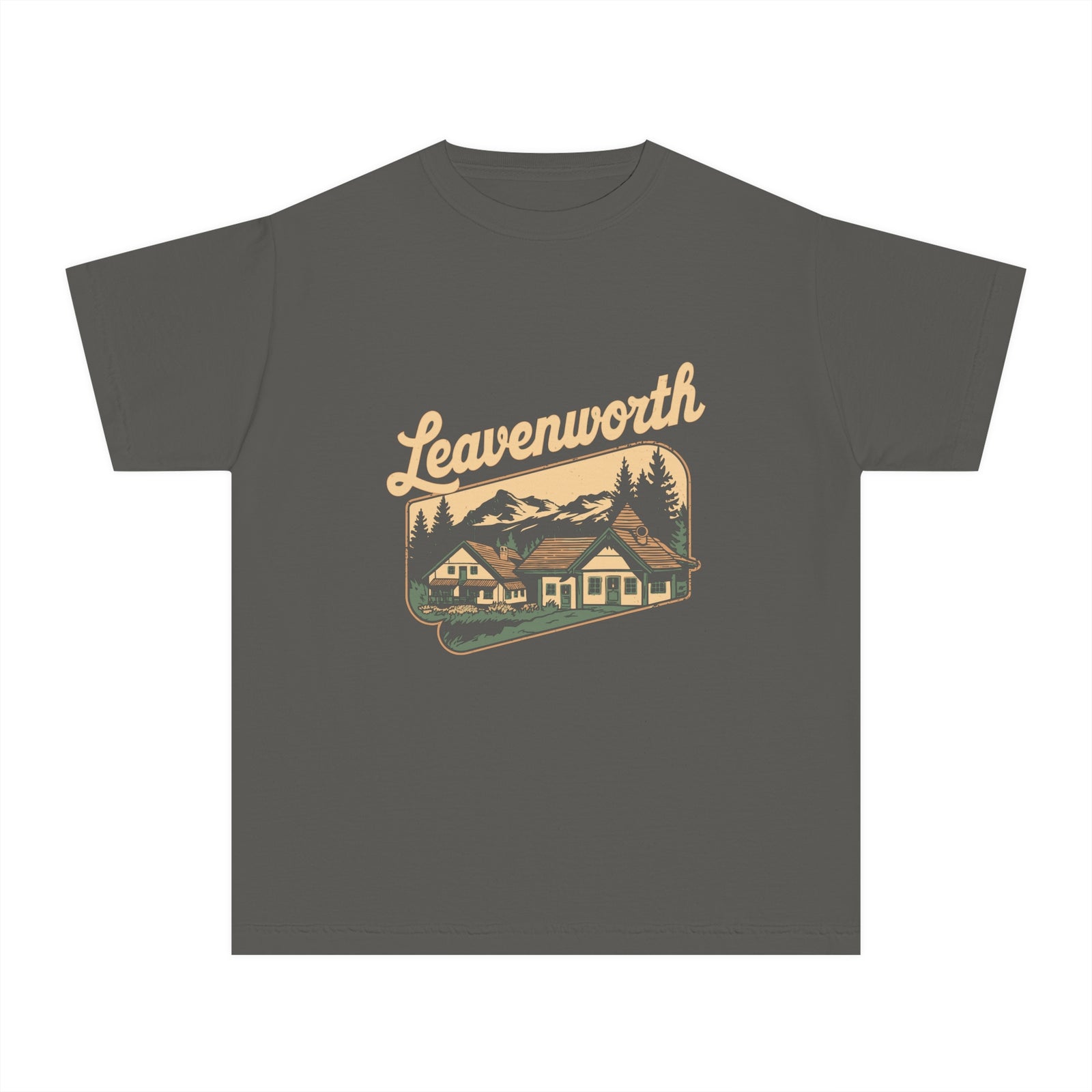 Leavenworth Washington Comfort Colors Youth Kids T-Shirt