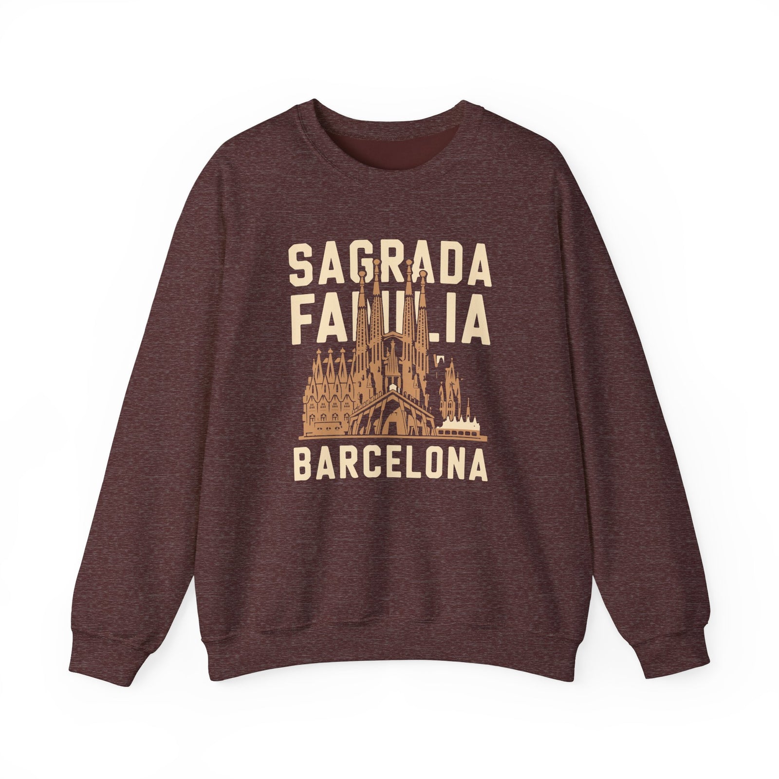 Sagrada Familia Barcelona Spain Gildan Unisex Crewneck Sweatshirt
