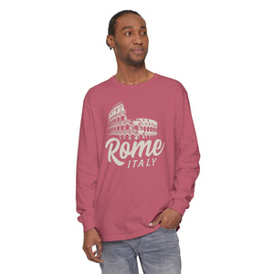 Rome Italy Comfort Colors Unisex Long Sleeve T-Shirt