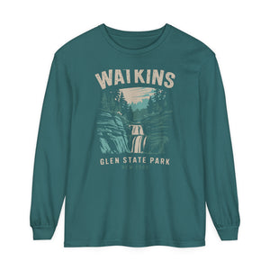 Watkins Glen State Park New York Comfort Colors Unisex Long Sleeve T-Shirt