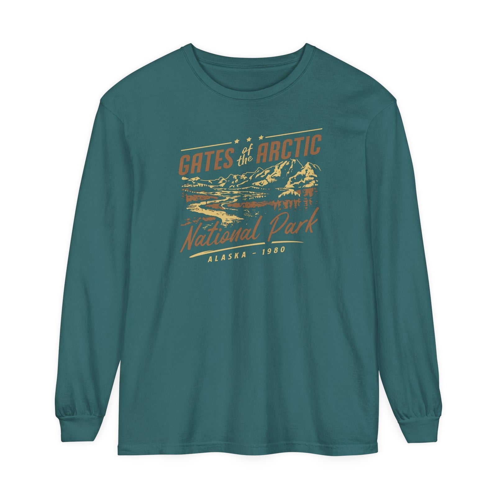 Gates of the Arctic National Park Alaska Comfort Colors Unisex Long Sleeve T-Shirt