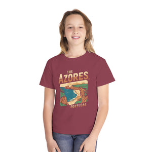 The Azores Portugal Comfort Colors Youth Kids T-Shirt