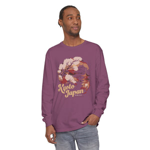 Kyoto Japan Comfort Colors Unisex Long Sleeve T-Shirt