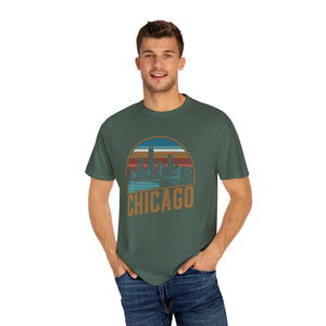 Chicago Skyline Illinois Comfort Colors Unisex T-Shirt