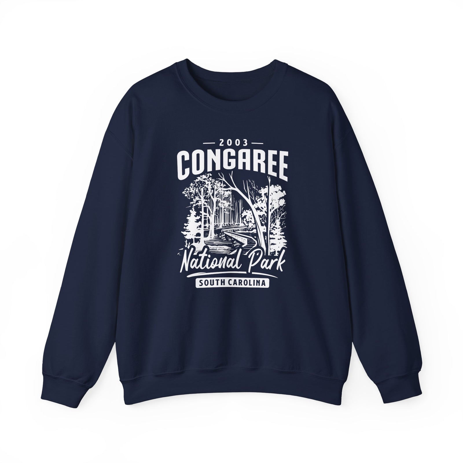 Congaree National Park South Carolina Gildan Unisex Crewneck Sweatshirt