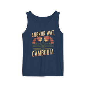 Angkor Wat Cambodia Comfort Colors Tank Top
