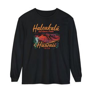 Haleakalā National Park Hawaii Comfort Colors Unisex Long Sleeve T-Shirt