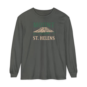 Mount St. Helens Washington Comfort Colors Unisex Long Sleeve T-Shirt