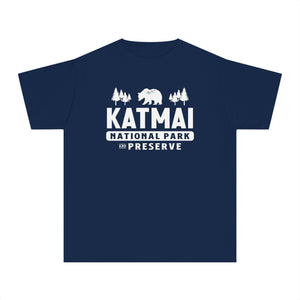 Katmai National Park Alaska Comfort Colors Youth Kids T-Shirt