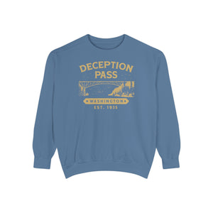 Deception Pass Washington Comfort Colors Unisex Sweatshirt