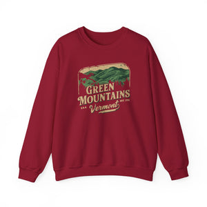 Green Mountains Vermont Gildan Unisex Crewneck Sweatshirt