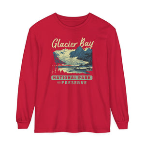 Glacier Bay National Park Alaska Comfort Colors Unisex Long Sleeve T-Shirt