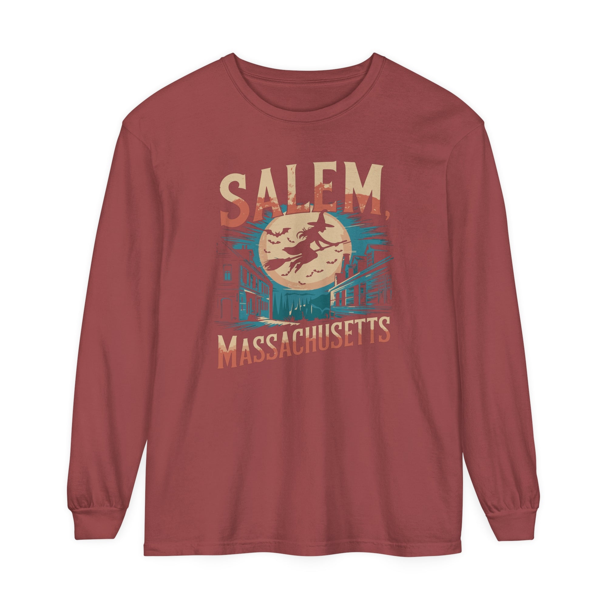 Salem Massachusetts Comfort Colors Unisex Long Sleeve T-Shirt